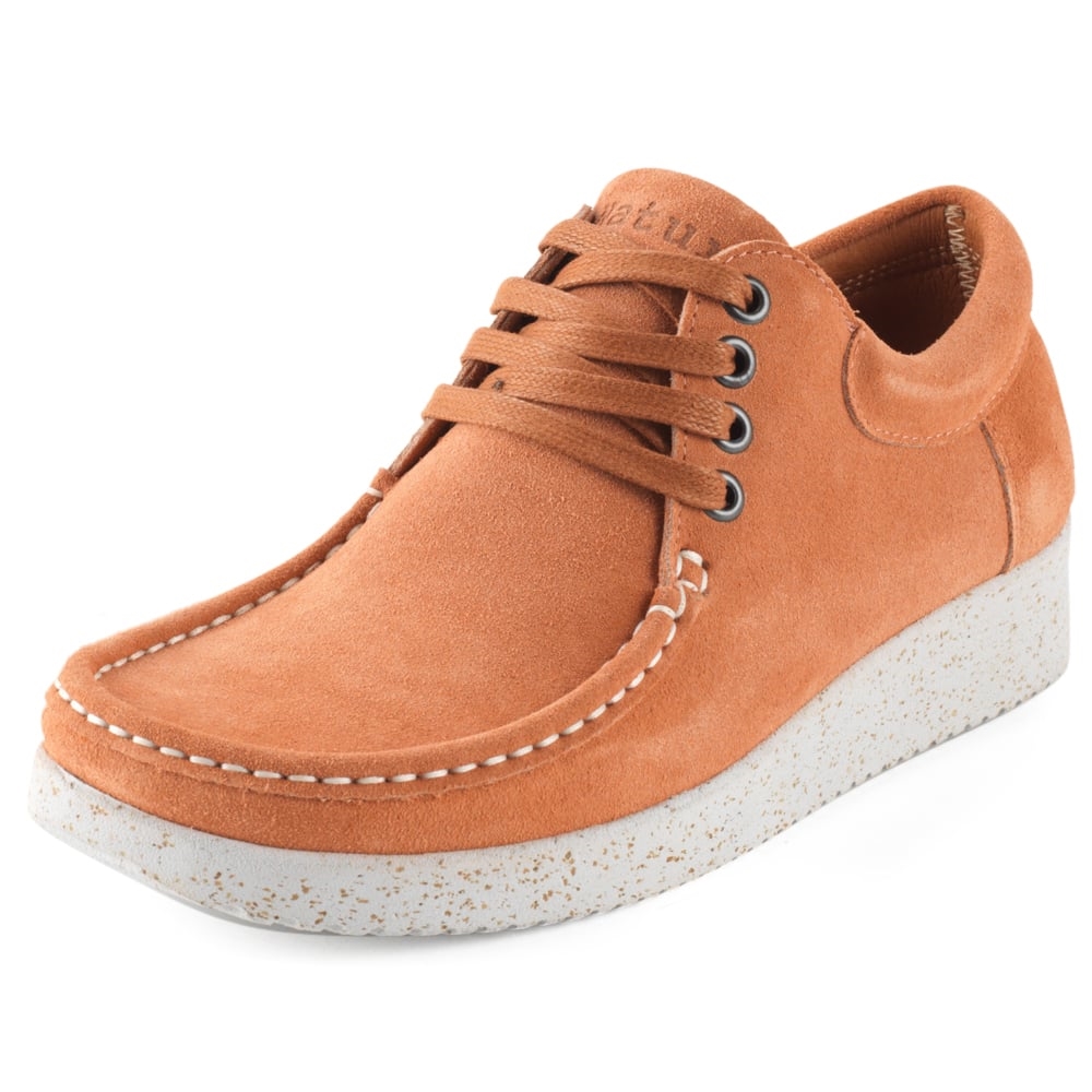 Anna Suede Sko Coral Shop Nature Footwear Her